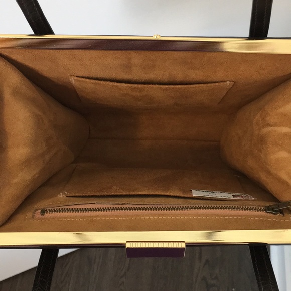 1940’s Leather Purse w Suede Interior - Picture 4 of 4